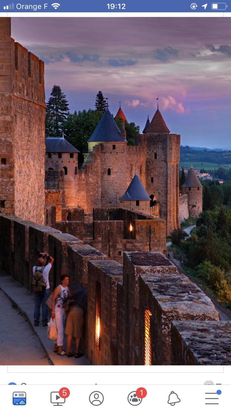 L'Oree De La Cite Villa Carcassonne Exterior foto