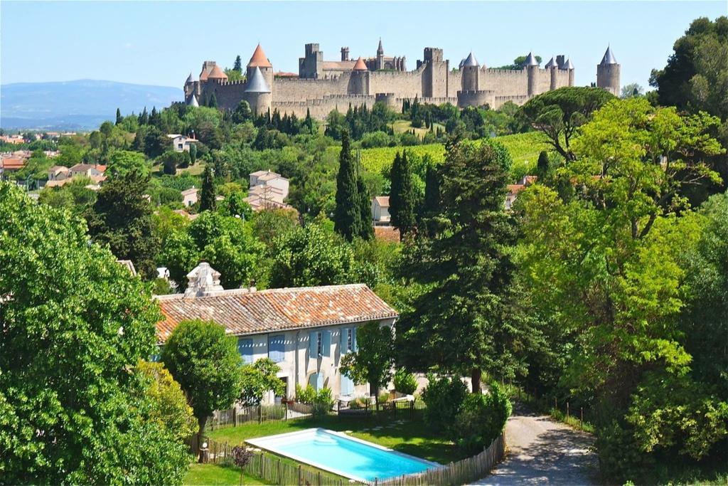 L'Oree De La Cite Villa Carcassonne Exterior foto